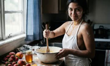 Chicas cocinando cosas divertidas – Kuchnia jako scena zmysłowej zabawy