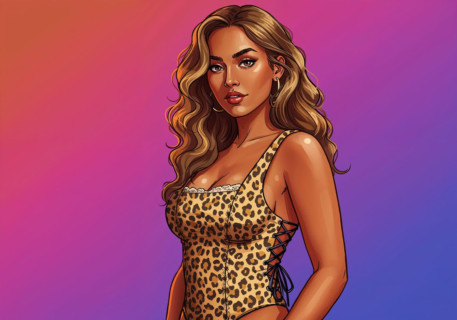 Seksowna bielizna w panterkę – jak dopasować body z wiązaniem do figury i fryzury