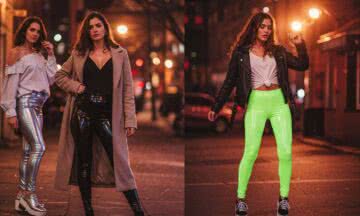 Chicas con leggins brillantes – odkryj najseksowniejsze stylizacje z błyszczącymi legginsami