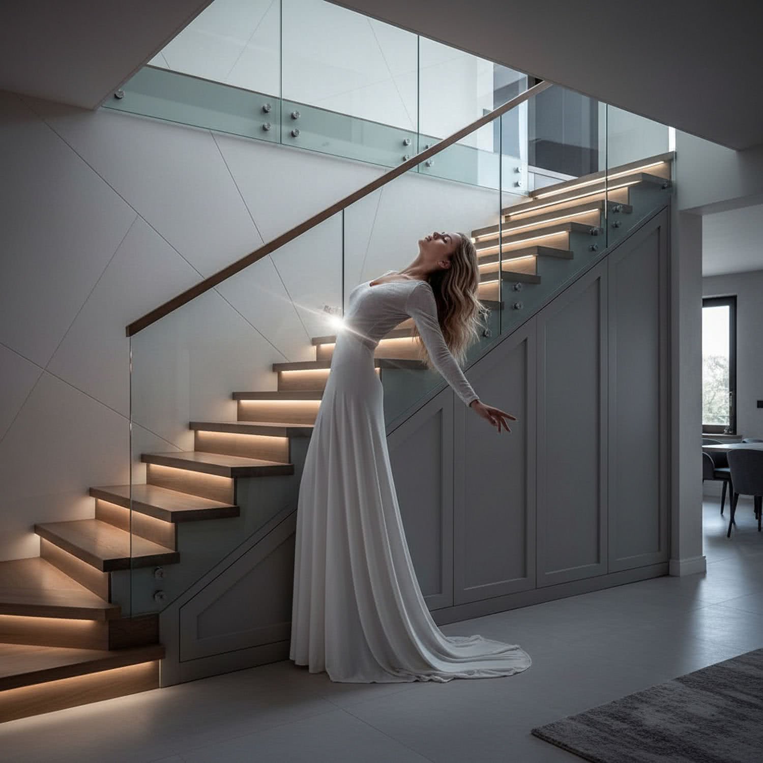 Wewnętrzne schody – wizytówka nowoczesnego domu
