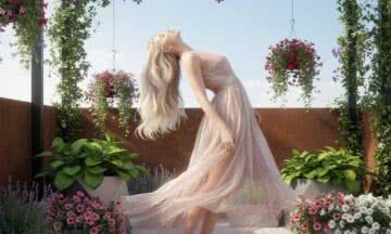 Rośliny doniczkowe i metalowe konstrukcje – zielona oaza w nowoczesnym otoczeniu