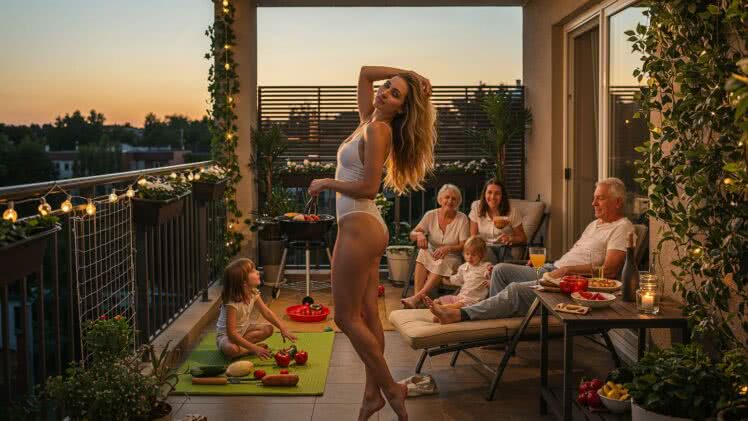 Bezpieczny balkon – serce radosnych spotkań rodzinnych