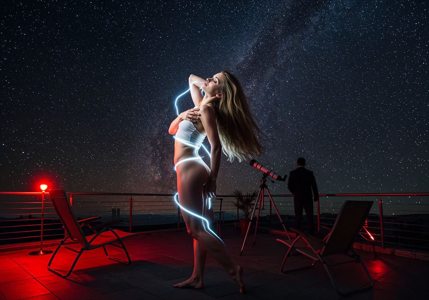 Taras z widokiem na gwiazdy – przestrzeń bez granic dla nocnych obserwatorów