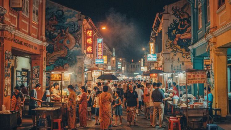 Penang latem – raj dla smakoszy i miłośników ulicznej sztuki w George Town