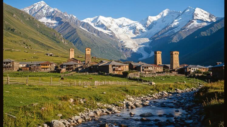 Svaneti – górska ucieczka przed letnim żarem w sercu Kaukazu