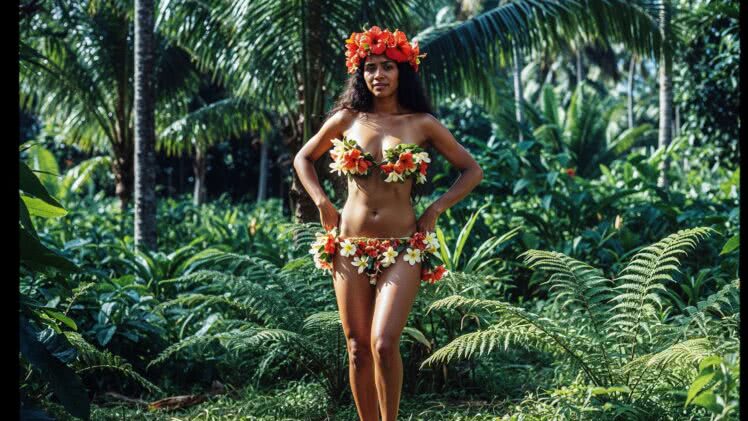 Taniec Upaupa na Tahiti w 1880 roku – manifestacja wolności i zmysłowości w sercu dżungli