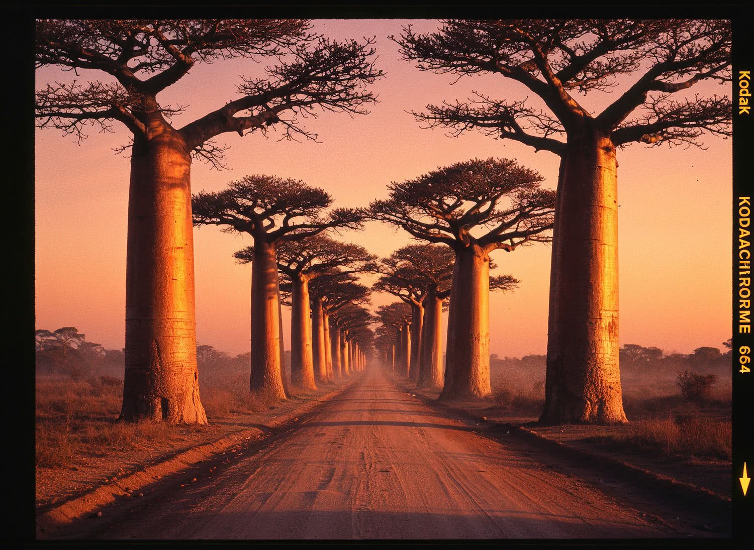 Avenue of the Baobabs na Madagaskarze – spacer pośród gigantów w blasku zachodzącego letniego słońca