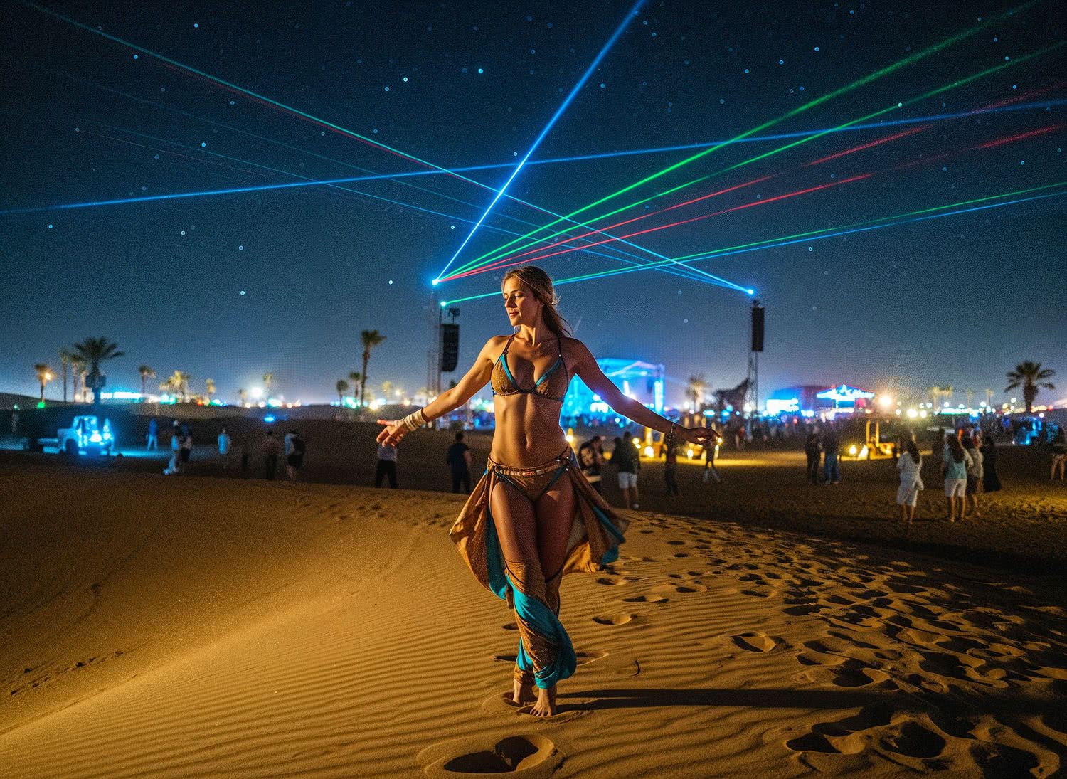 Festiwal muzyki elektronicznej w algierskiej Saharze – nowoczesny rave i zmysłowy taniec współczesnej bogini nomadów
