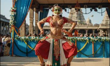 Kathakali w solowym wykonaniu – jak młoda tancerka fascynuje i przeraża publiczność festiwalu