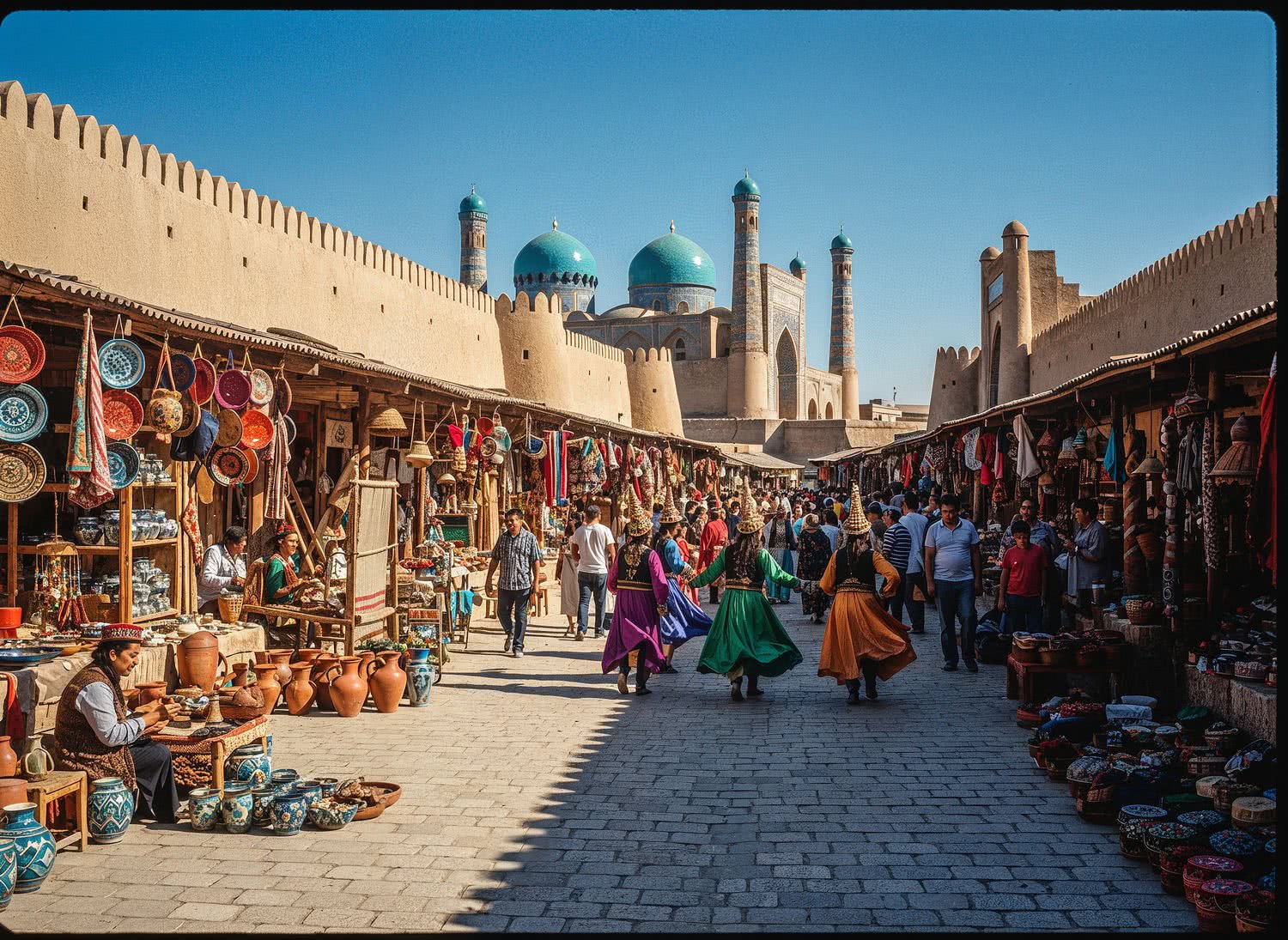 Uzbekistan zachwyca majestatem Jedwabnego Szlaku podczas letniego festiwalu w Chiwie