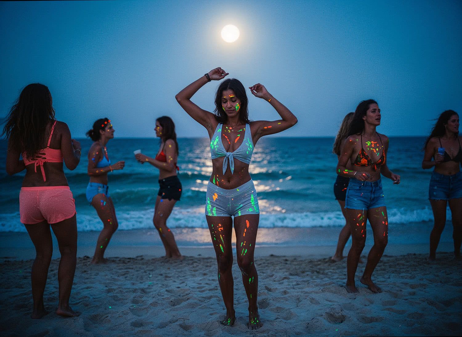 Dzikie nocne beach party na Ko Pha-ngan – miejsce gdzie natura i rytm przejmują kontrolę
