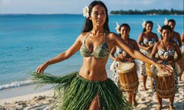 Odkryj zmysłową boginię Polinezji dzięki wieczornym warsztatom Ori Tahiti na Bora-Bora