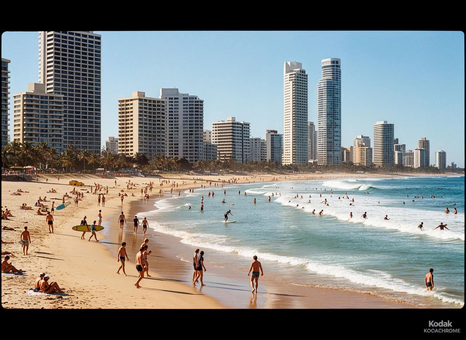 Surfers Paradise na Złotym Wybrzeżu – tętniące życiem centrum australijskiej zabawy i surfingu